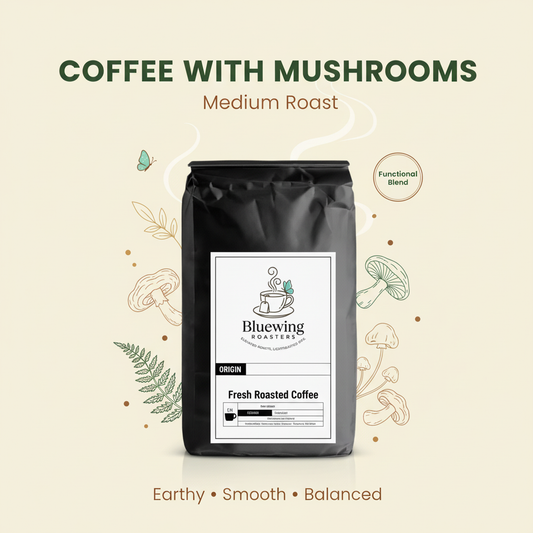 Coffee with Mushrooms Medium Roast
