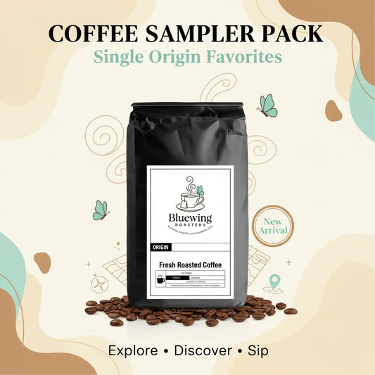 Coffee Sampler Pack | Single Origin Favorites Sample Pack Bluewing Roasters